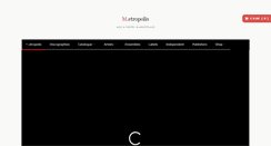 Desktop Screenshot of m-etropolis.com